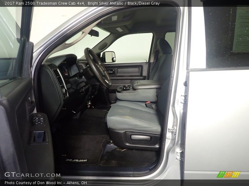 Bright Silver Metallic / Black/Diesel Gray 2017 Ram 2500 Tradesman Crew Cab 4x4