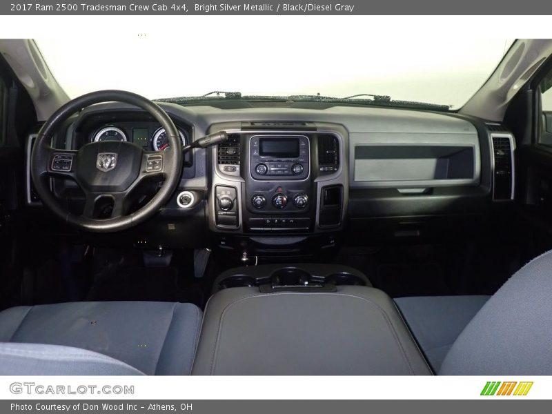 Bright Silver Metallic / Black/Diesel Gray 2017 Ram 2500 Tradesman Crew Cab 4x4