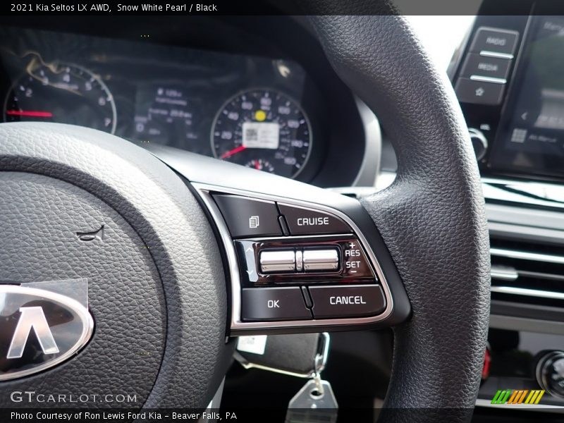 Snow White Pearl / Black 2021 Kia Seltos LX AWD