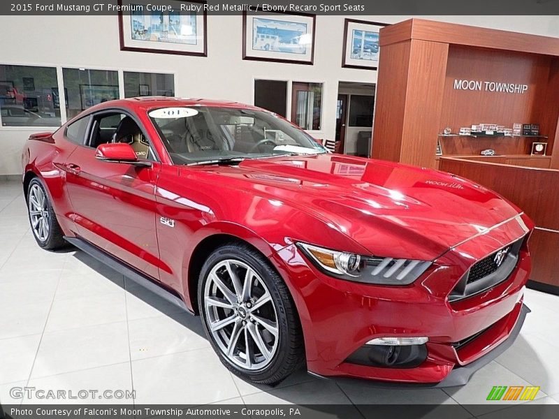 Ruby Red Metallic / Ebony Recaro Sport Seats 2015 Ford Mustang GT Premium Coupe