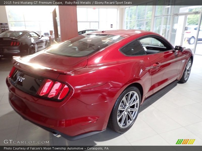 Ruby Red Metallic / Ebony Recaro Sport Seats 2015 Ford Mustang GT Premium Coupe