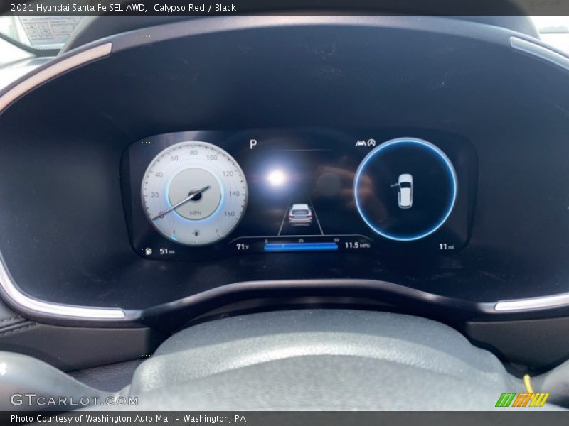 Calypso Red / Black 2021 Hyundai Santa Fe SEL AWD