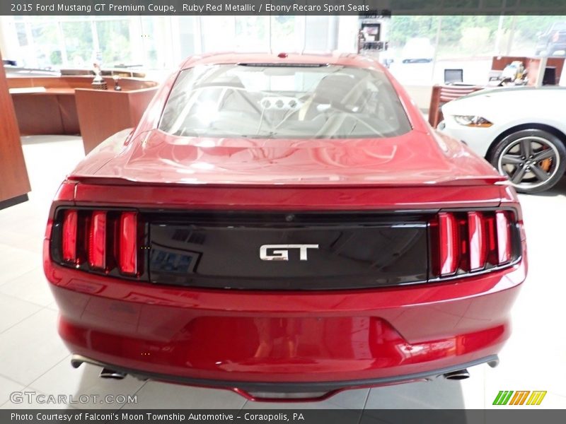 Ruby Red Metallic / Ebony Recaro Sport Seats 2015 Ford Mustang GT Premium Coupe