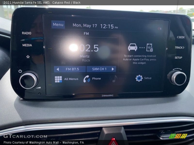 Calypso Red / Black 2021 Hyundai Santa Fe SEL AWD