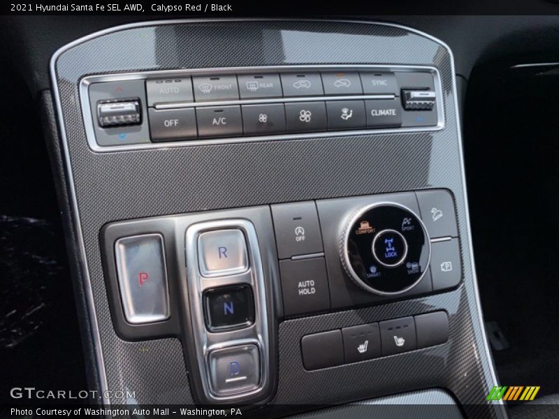 Calypso Red / Black 2021 Hyundai Santa Fe SEL AWD