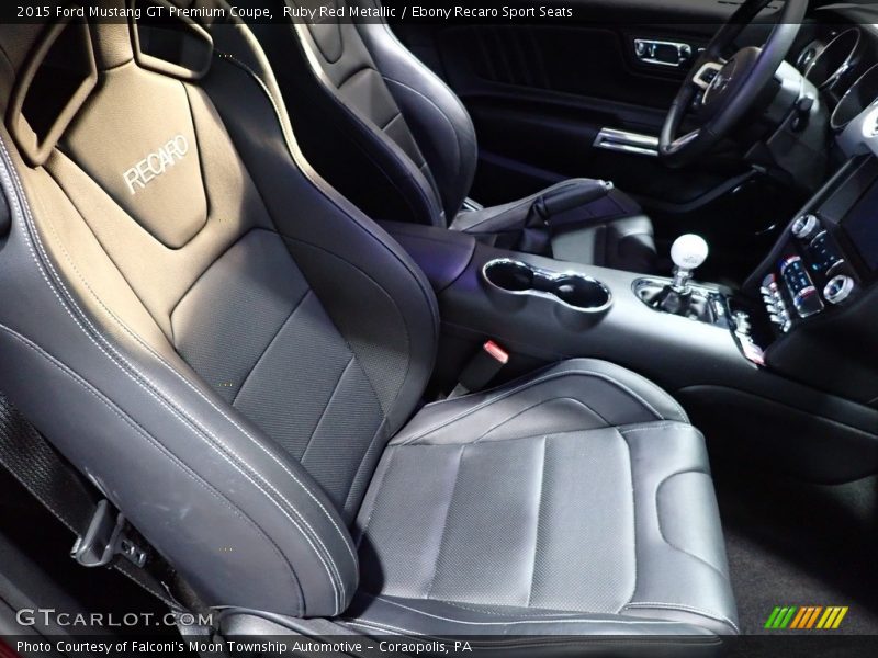 Ruby Red Metallic / Ebony Recaro Sport Seats 2015 Ford Mustang GT Premium Coupe