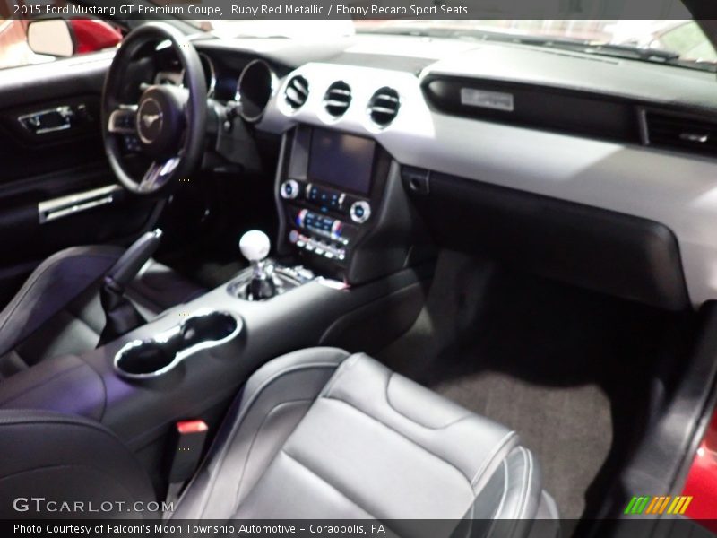 Ruby Red Metallic / Ebony Recaro Sport Seats 2015 Ford Mustang GT Premium Coupe