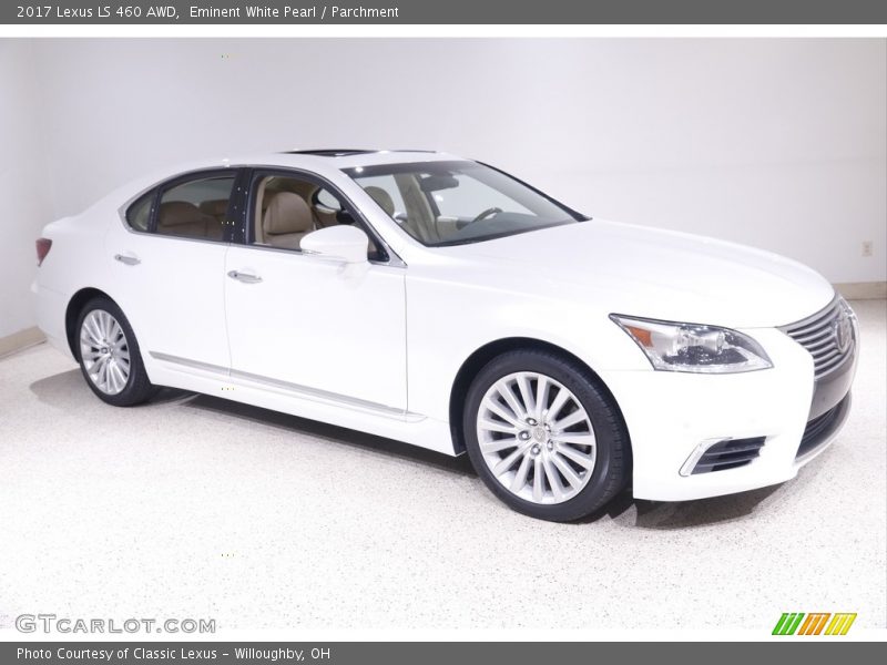 Eminent White Pearl / Parchment 2017 Lexus LS 460 AWD