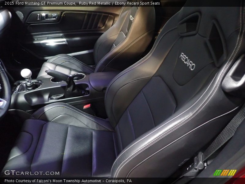 Ruby Red Metallic / Ebony Recaro Sport Seats 2015 Ford Mustang GT Premium Coupe
