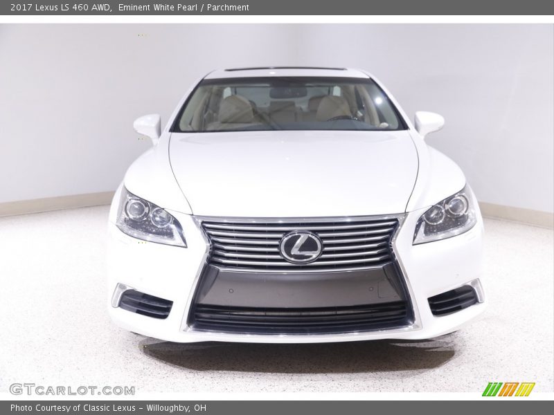 Eminent White Pearl / Parchment 2017 Lexus LS 460 AWD