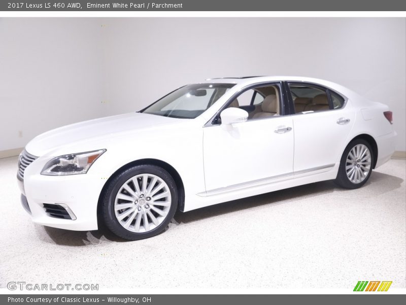 Eminent White Pearl / Parchment 2017 Lexus LS 460 AWD