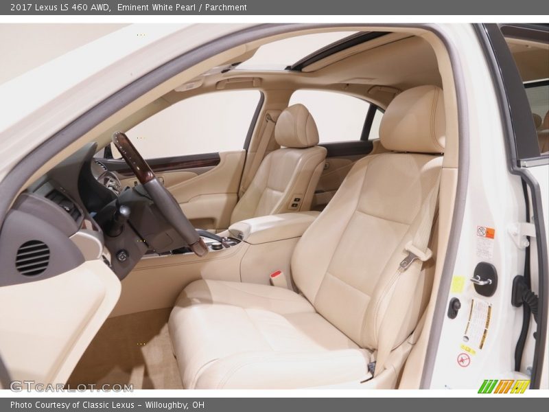 Eminent White Pearl / Parchment 2017 Lexus LS 460 AWD