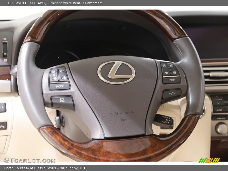 Eminent White Pearl / Parchment 2017 Lexus LS 460 AWD