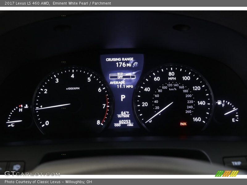 Eminent White Pearl / Parchment 2017 Lexus LS 460 AWD