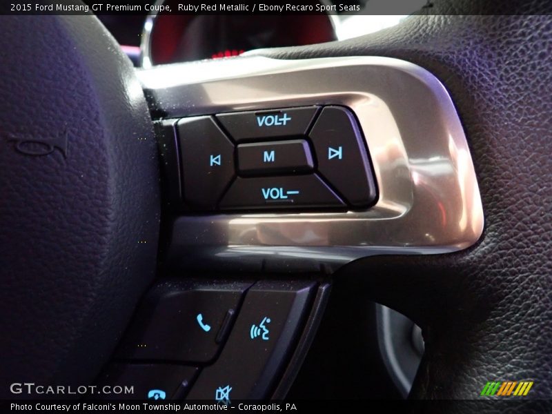 Ruby Red Metallic / Ebony Recaro Sport Seats 2015 Ford Mustang GT Premium Coupe