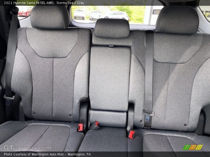 Stormy Sea / Gray 2021 Hyundai Santa Fe SEL AWD