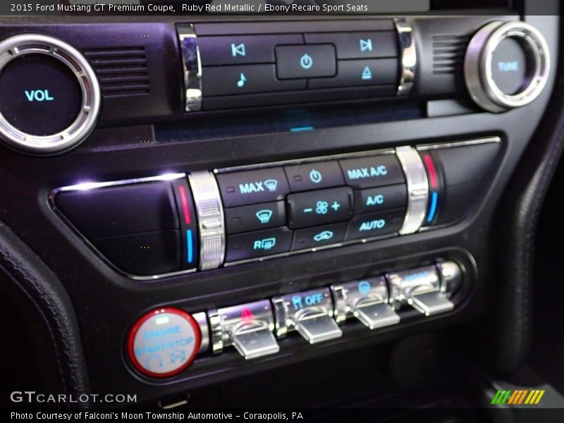 Ruby Red Metallic / Ebony Recaro Sport Seats 2015 Ford Mustang GT Premium Coupe