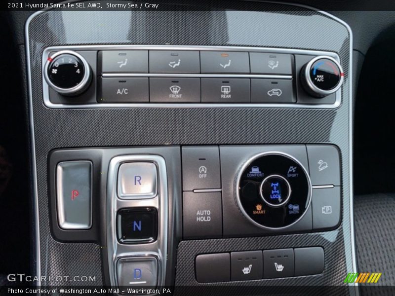 Stormy Sea / Gray 2021 Hyundai Santa Fe SEL AWD