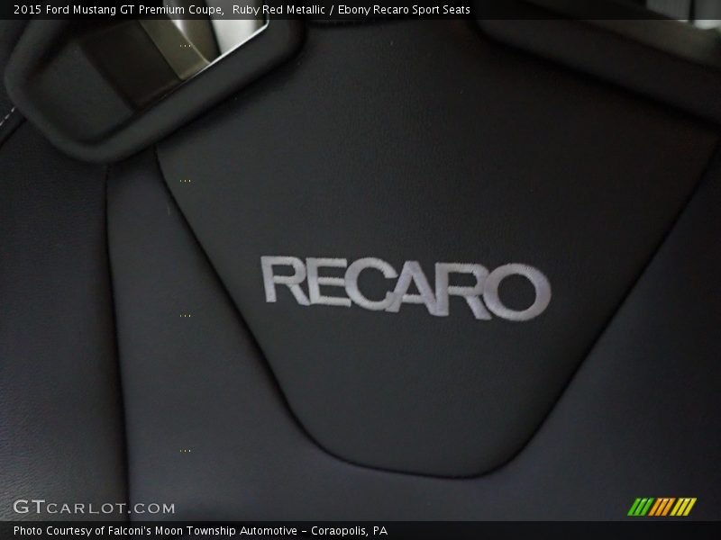 Ruby Red Metallic / Ebony Recaro Sport Seats 2015 Ford Mustang GT Premium Coupe