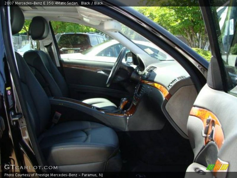 Black / Black 2007 Mercedes-Benz E 350 4Matic Sedan
