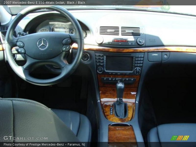 Black / Black 2007 Mercedes-Benz E 350 4Matic Sedan