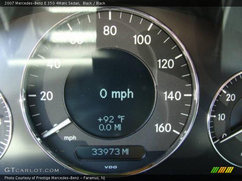 Black / Black 2007 Mercedes-Benz E 350 4Matic Sedan