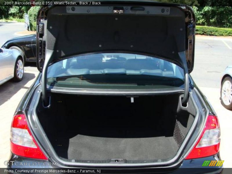 Black / Black 2007 Mercedes-Benz E 350 4Matic Sedan