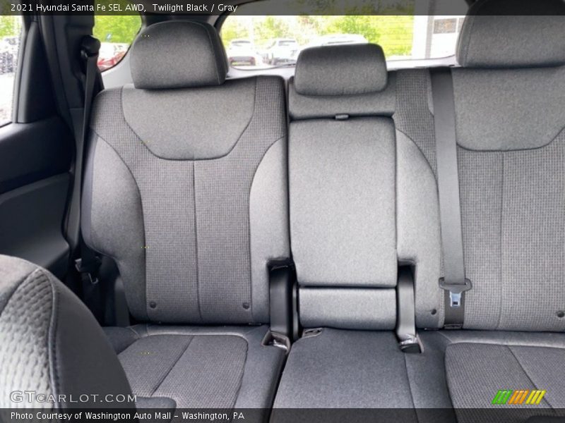 Twilight Black / Gray 2021 Hyundai Santa Fe SEL AWD