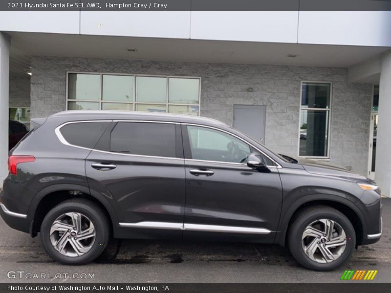 Hampton Gray / Gray 2021 Hyundai Santa Fe SEL AWD