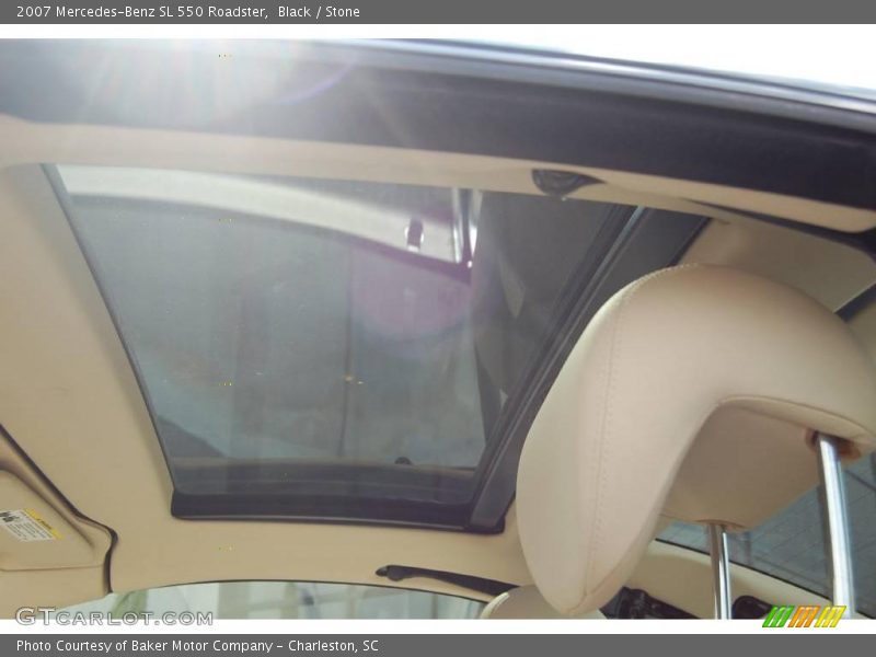 Black / Stone 2007 Mercedes-Benz SL 550 Roadster