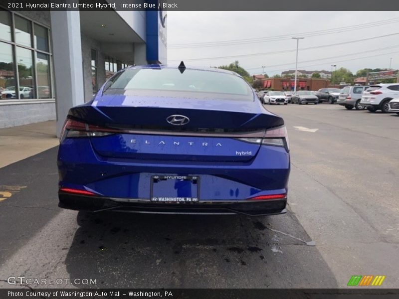 Intense Blue / Black 2021 Hyundai Elantra Limited Hybrid