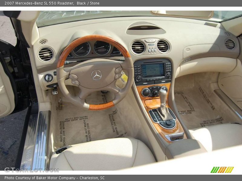 Black / Stone 2007 Mercedes-Benz SL 550 Roadster