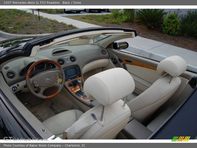 Black / Stone 2007 Mercedes-Benz SL 550 Roadster