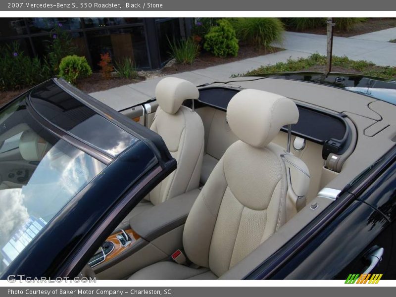 Black / Stone 2007 Mercedes-Benz SL 550 Roadster