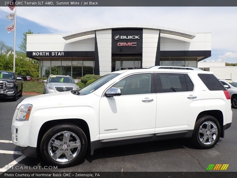 Summit White / Jet Black 2013 GMC Terrain SLT AWD