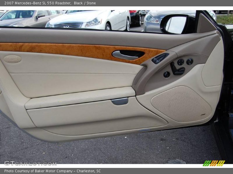 Black / Stone 2007 Mercedes-Benz SL 550 Roadster