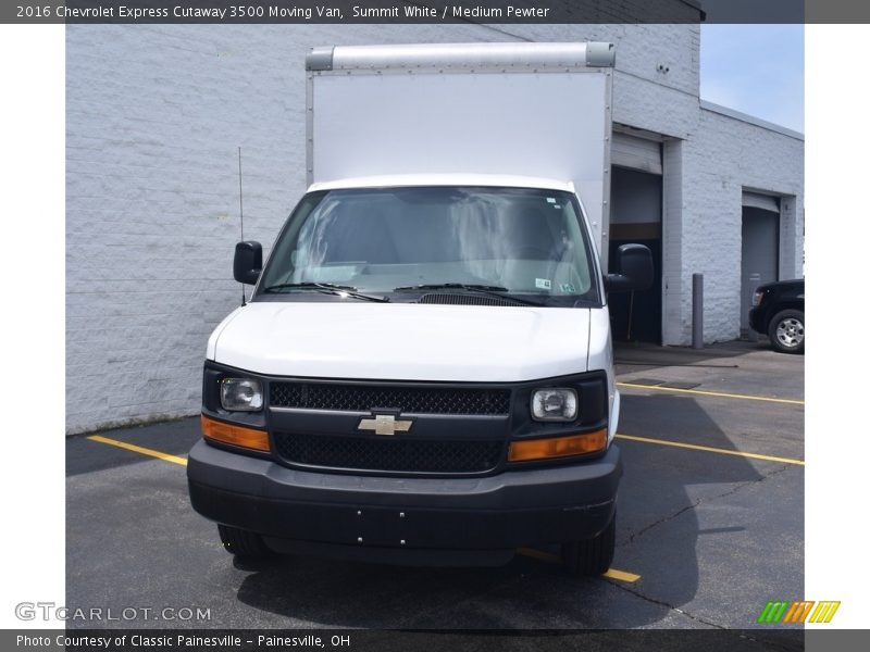 Summit White / Medium Pewter 2016 Chevrolet Express Cutaway 3500 Moving Van