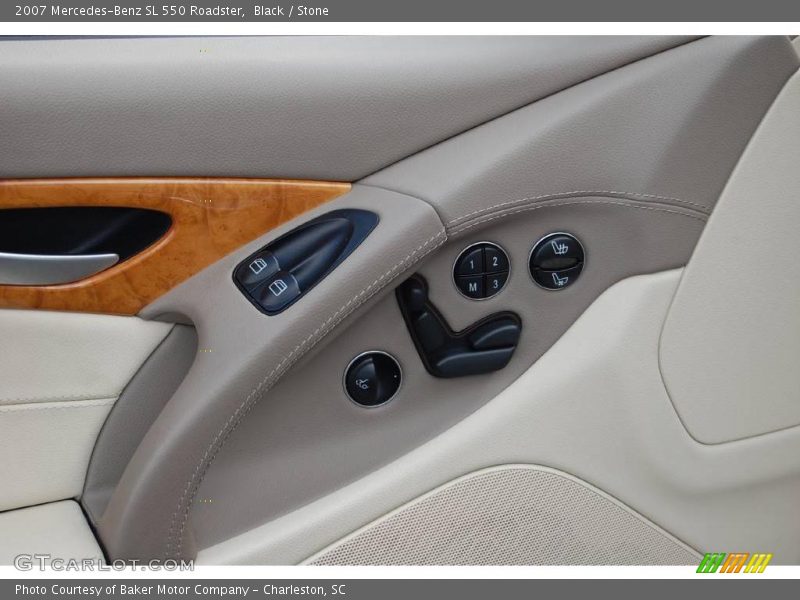 Black / Stone 2007 Mercedes-Benz SL 550 Roadster