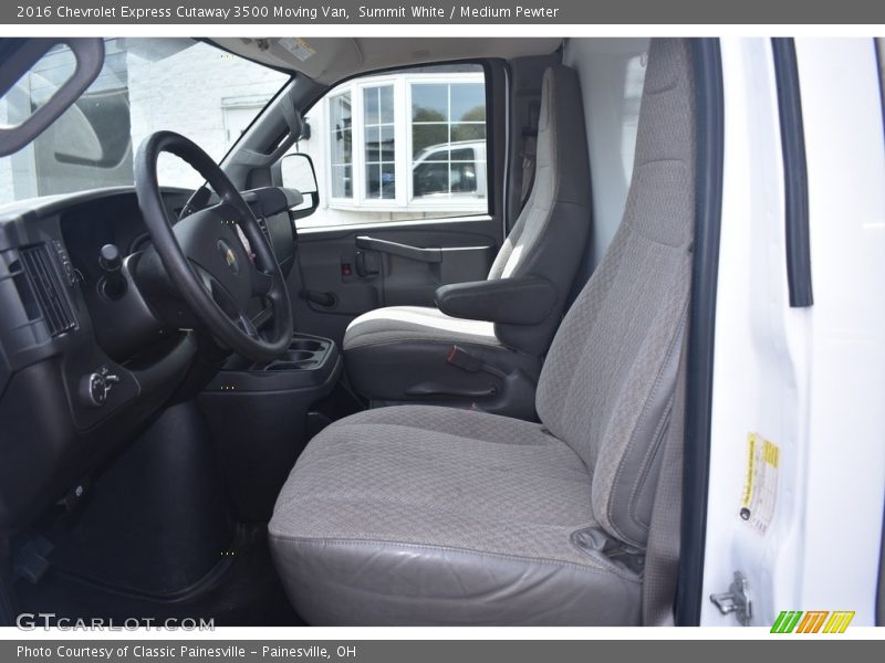 Summit White / Medium Pewter 2016 Chevrolet Express Cutaway 3500 Moving Van