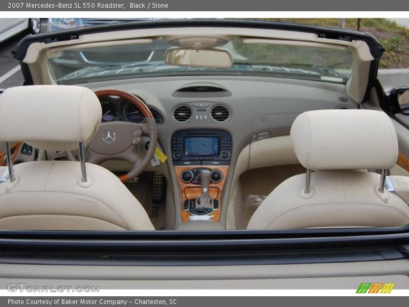 Black / Stone 2007 Mercedes-Benz SL 550 Roadster