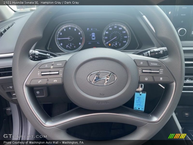 Hampton Gray / Dark Gray 2021 Hyundai Sonata SE