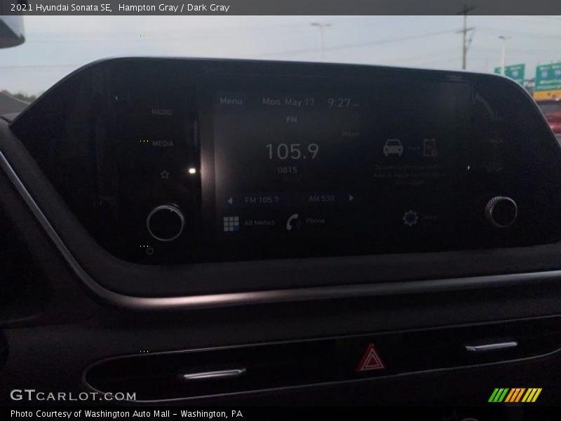 Hampton Gray / Dark Gray 2021 Hyundai Sonata SE