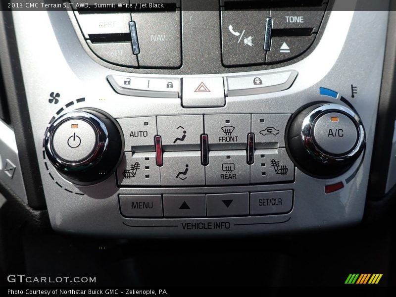 Controls of 2013 Terrain SLT AWD