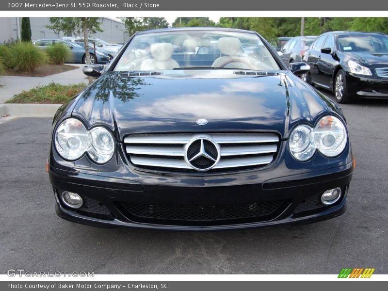 Black / Stone 2007 Mercedes-Benz SL 550 Roadster