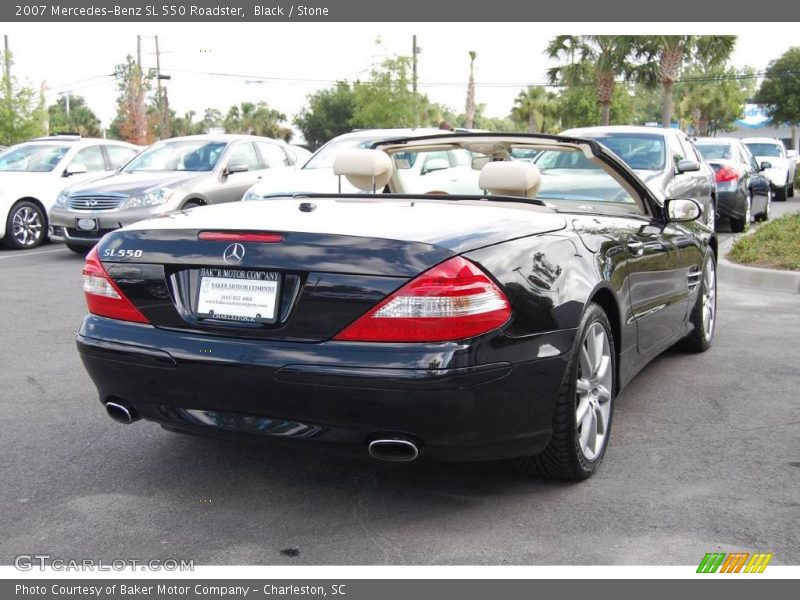 Black / Stone 2007 Mercedes-Benz SL 550 Roadster