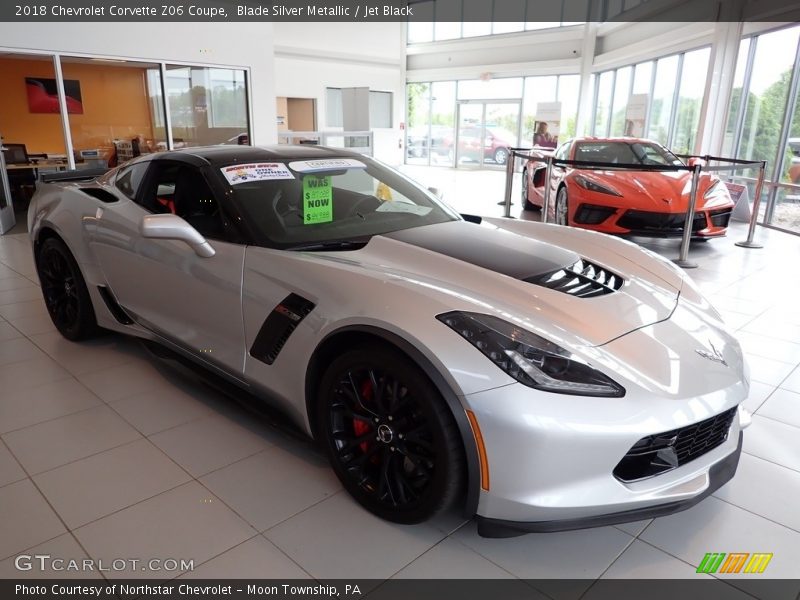  2018 Corvette Z06 Coupe Blade Silver Metallic