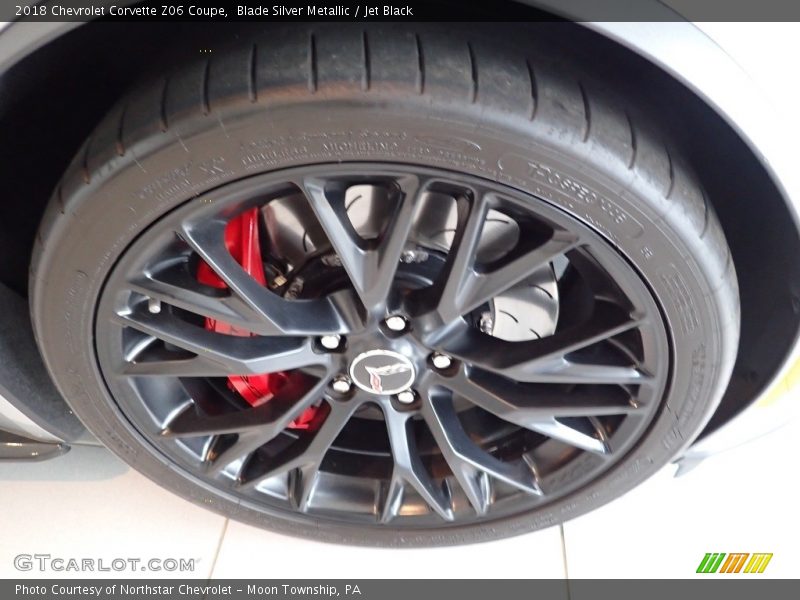 Blade Silver Metallic / Jet Black 2018 Chevrolet Corvette Z06 Coupe