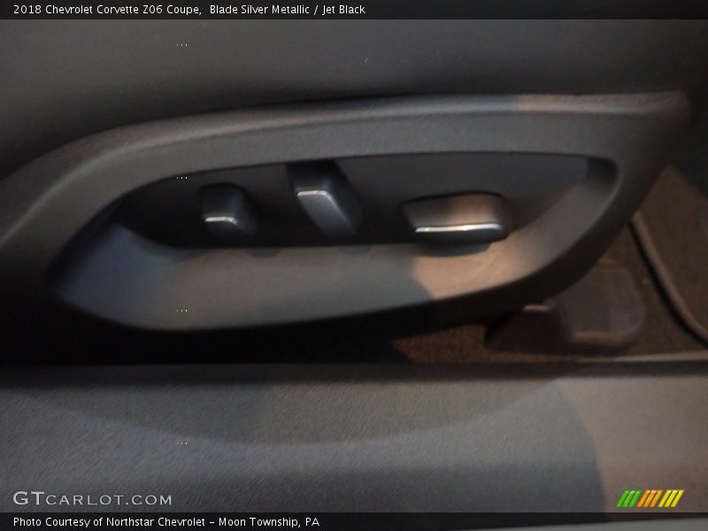 Blade Silver Metallic / Jet Black 2018 Chevrolet Corvette Z06 Coupe