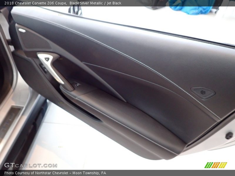 Blade Silver Metallic / Jet Black 2018 Chevrolet Corvette Z06 Coupe