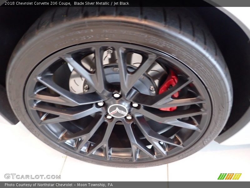 Blade Silver Metallic / Jet Black 2018 Chevrolet Corvette Z06 Coupe